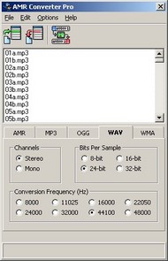 AMR Converter Pro screenshot